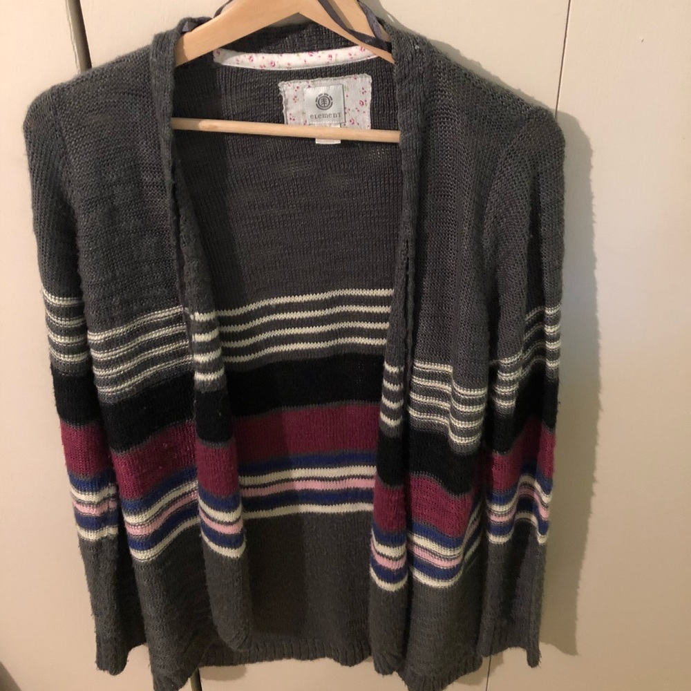 Multi colored cardigan from Element